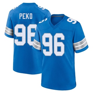 Game Kyle Peko Men's Detroit Lions 2nd Jersey - Blue