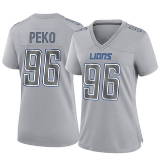 Game Kyle Peko Women's Detroit Lions Atmosphere Fashion Jersey - Gray