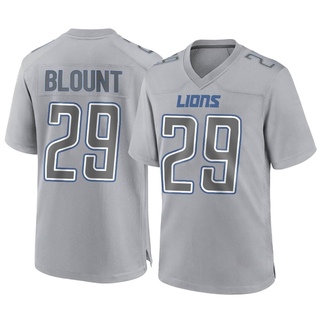 Game LeGarrette Blount Men's Detroit Lions Atmosphere Fashion Jersey - Gray