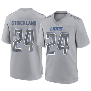 Game Loren Strickland Men's Detroit Lions Atmosphere Fashion Jersey - Gray