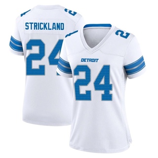 Game Loren Strickland Women's Detroit Lions 2nd Jersey - White