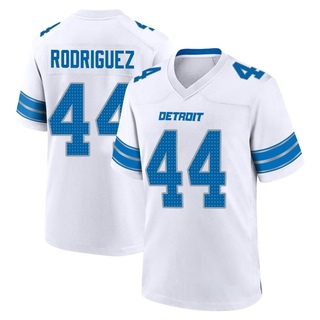 Game Malcolm Rodriguez Men's Detroit Lions 2nd Jersey - White