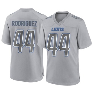 Game Malcolm Rodriguez Men's Detroit Lions Atmosphere Fashion Jersey - Gray