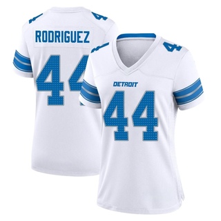 Game Malcolm Rodriguez Women's Detroit Lions 2nd Jersey - White