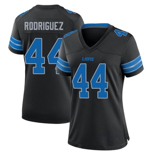 Game Malcolm Rodriguez Women's Detroit Lions Alternate 2nd Jersey - Black