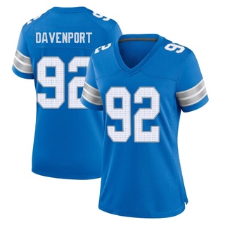 Game Marcus Davenport Women's Detroit Lions 2nd Jersey - Blue