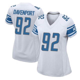 Game Marcus Davenport Women's Detroit Lions Jersey - White