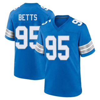 Game Mathieu Betts Men's Detroit Lions 2nd Jersey - Blue