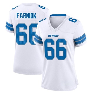 Game Matt Farniok Women's Detroit Lions 2nd Jersey - White