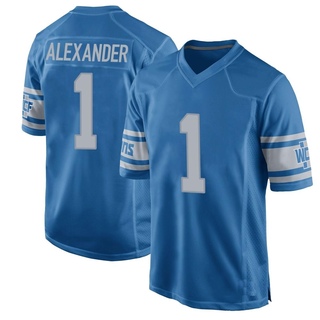 Game Maurice Alexander Men's Detroit Lions Throwback Vapor Untouchable Jersey - Blue