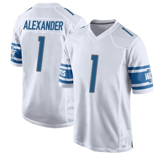 Game Maurice Alexander Youth Detroit Lions Jersey - White