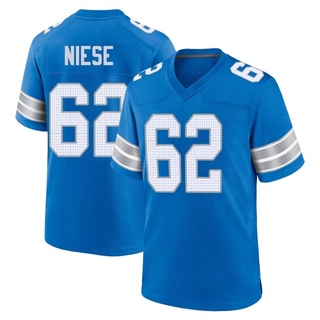 Game Michael Niese Men's Detroit Lions 2nd Jersey - Blue