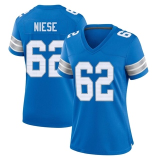 Game Michael Niese Women's Detroit Lions 2nd Jersey - Blue