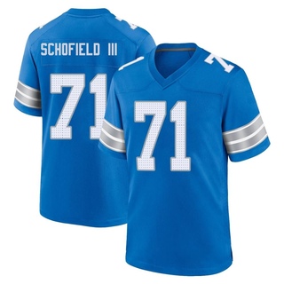 Game Michael Schofield III Men's Detroit Lions 2nd Jersey - Blue