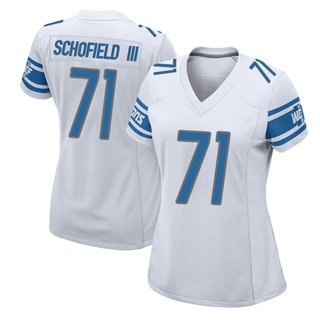 Game Michael Schofield III Women's Detroit Lions Jersey - White