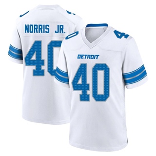 Game Morice Norris Men's Detroit Lions 2nd Jersey - White