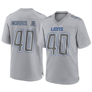 Game Morice Norris Men's Detroit Lions Atmosphere Fashion Jersey - Gray