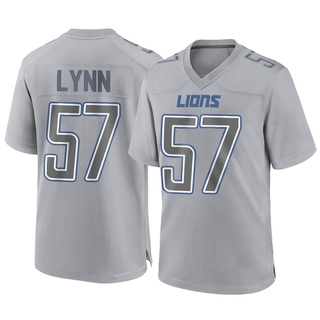 Game Nate Lynn Men's Detroit Lions Atmosphere Fashion Jersey - Gray