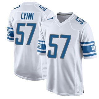 Game Nate Lynn Men's Detroit Lions Jersey - White