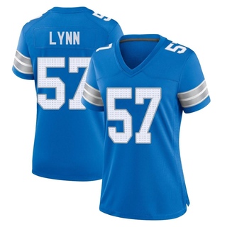 Game Nate Lynn Women's Detroit Lions 2nd Jersey - Blue