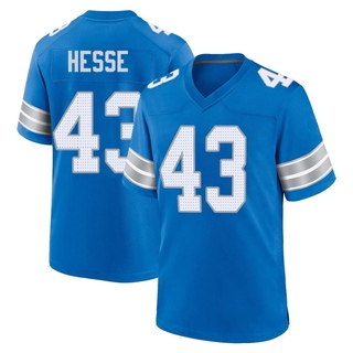 Game Parker Hesse Men's Detroit Lions 2nd Jersey - Blue