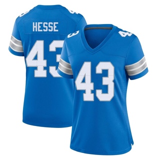 Game Parker Hesse Women's Detroit Lions 2nd Jersey - Blue