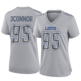 Game Pat O'Connor Women's Detroit Lions Atmosphere Fashion Jersey - Gray