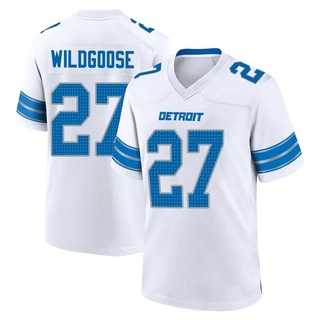 Game Rachad Wildgoose Men's Detroit Lions 2nd Jersey - White