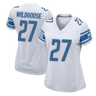 Game Rachad Wildgoose Women's Detroit Lions Jersey - White