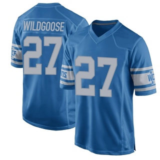 Game Rachad Wildgoose Youth Detroit Lions Throwback Vapor Untouchable Jersey - Blue