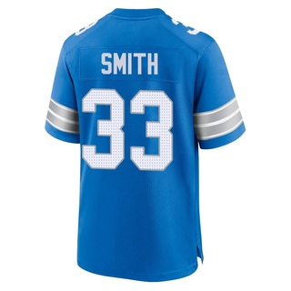 Game Rodney Smith Youth Detroit Lions 2nd Jersey - Blue