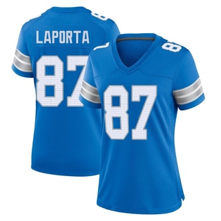 Game Sam LaPorta Women's Detroit Lions 2nd Jersey - Blue