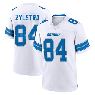 Game Shane Zylstra Men's Detroit Lions 2nd Jersey - White