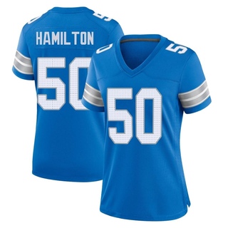 Game Shaun Dion Hamilton Women's Detroit Lions 2nd Jersey - Blue