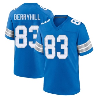 Game Stanley Berryhill Men's Detroit Lions 2nd Jersey - Blue