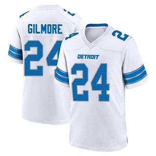 Game Steven Gilmore Men's Detroit Lions 2nd Jersey - White