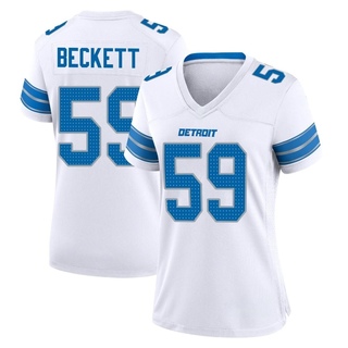 Game Tavante Beckett Women's Detroit Lions 2nd Jersey - White