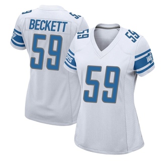 Game Tavante Beckett Women's Detroit Lions Jersey - White