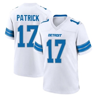 Game Tim Patrick Men's Detroit Lions 2nd Jersey - White