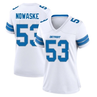 Game Trevor Nowaske Women's Detroit Lions 2nd Jersey - White