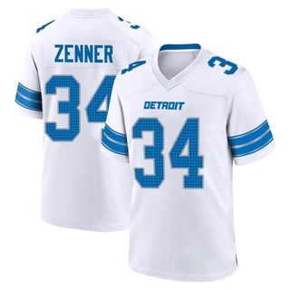 Game Zach Zenner Men's Detroit Lions 2nd Jersey - White