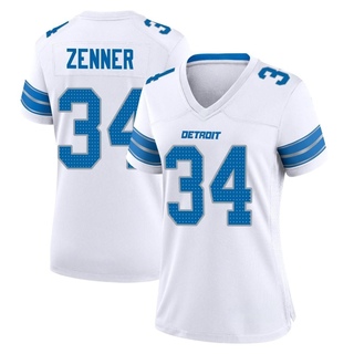 Game Zach Zenner Women's Detroit Lions 2nd Jersey - White