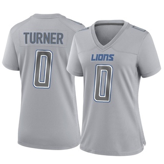 Game Zeke Turner Women's Detroit Lions Atmosphere Fashion Jersey - Gray