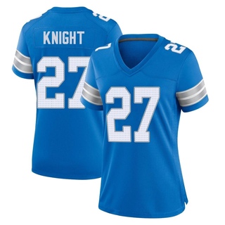 Game Zonovan Knight Women's Detroit Lions 2nd Jersey - Blue