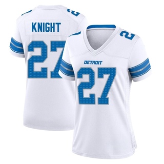 Game Zonovan Knight Women's Detroit Lions 2nd Jersey - White