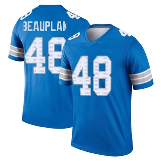 Legend Abraham Beauplan Men's Detroit Lions 2nd Jersey - Blue