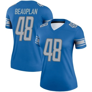 Legend Abraham Beauplan Women's Detroit Lions Jersey - Blue