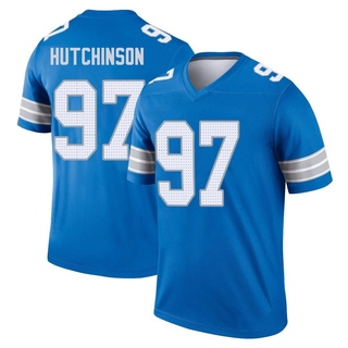 Legend Aidan Hutchinson Men's Detroit Lions 2nd Jersey - Blue