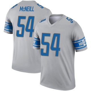 Legend Alim McNeill Youth Detroit Lions Inverted Jersey - Gray