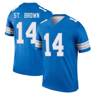 Legend Amon-Ra St. Brown Men's Detroit Lions 2nd Jersey - Blue